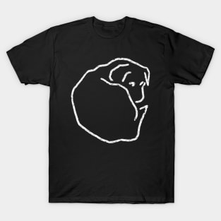 A dog curled up T-Shirt